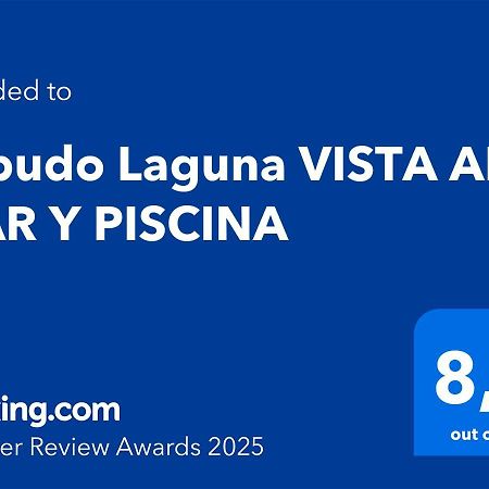 Papudo Laguna Vista Al Mar Y Piscina Exteriér fotografie
