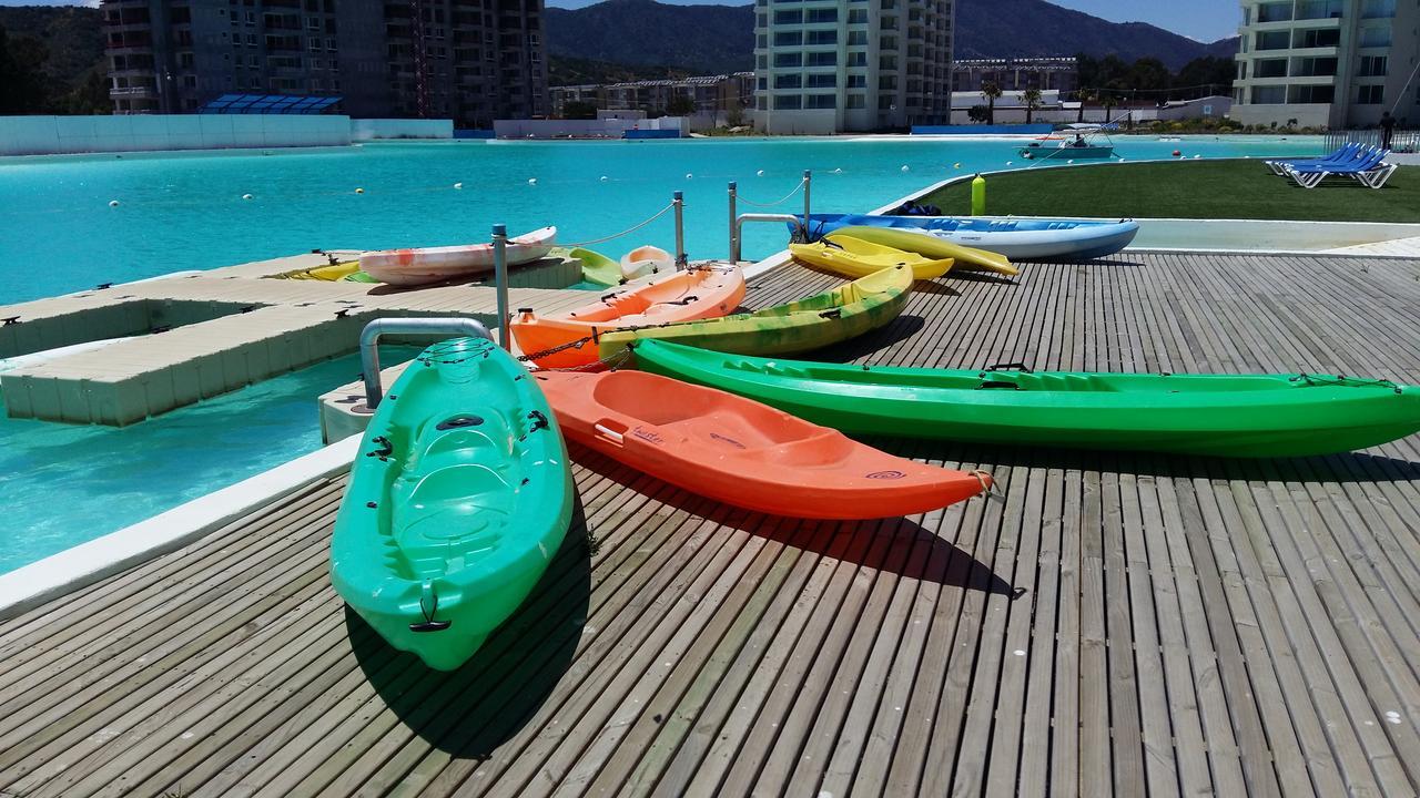 Papudo Laguna Vista Al Mar Y Piscina Exteriér fotografie