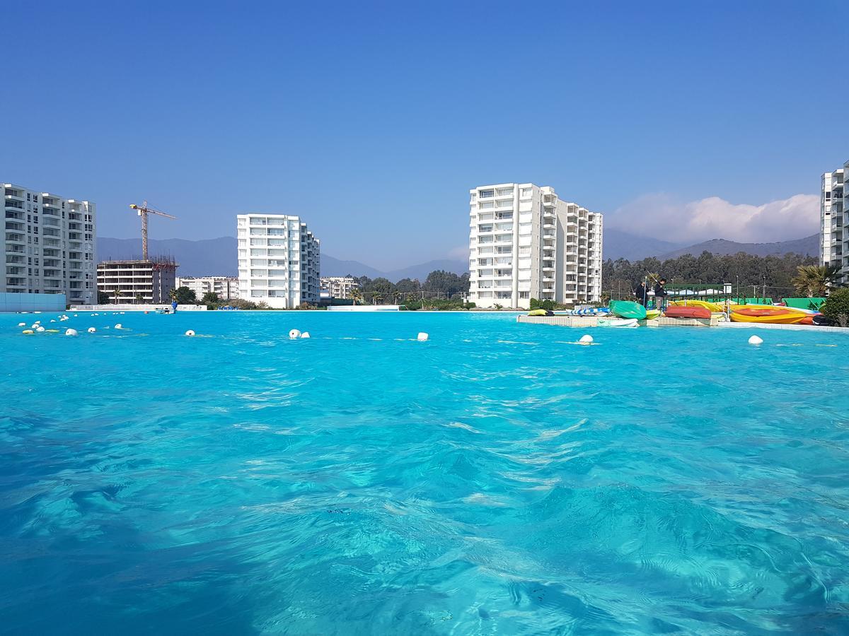 Papudo Laguna Vista Al Mar Y Piscina Exteriér fotografie