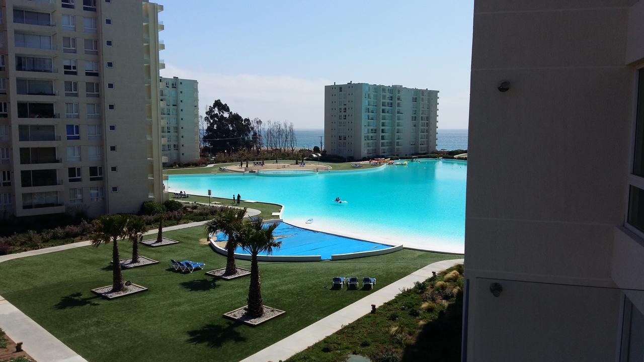 Papudo Laguna Vista Al Mar Y Piscina Exteriér fotografie